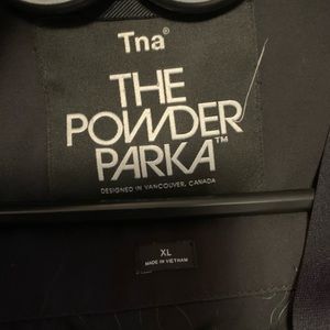 TNA The Power Parka winter jacket